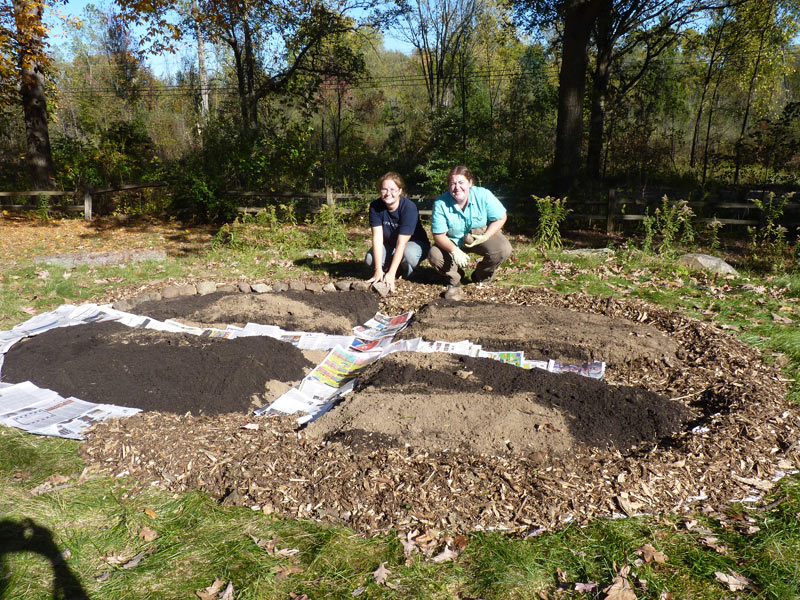 Setting stones (in a sunwise pattern, of course!)