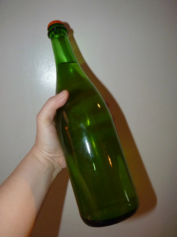 Bottled hard cider!