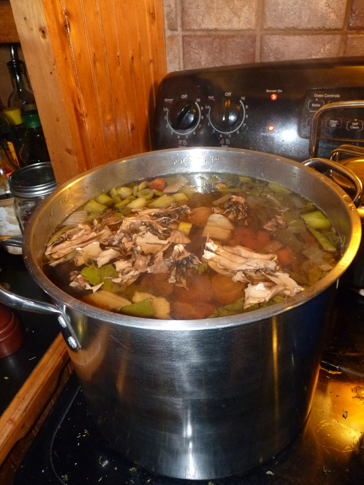 Stock pot with awesome ingredients