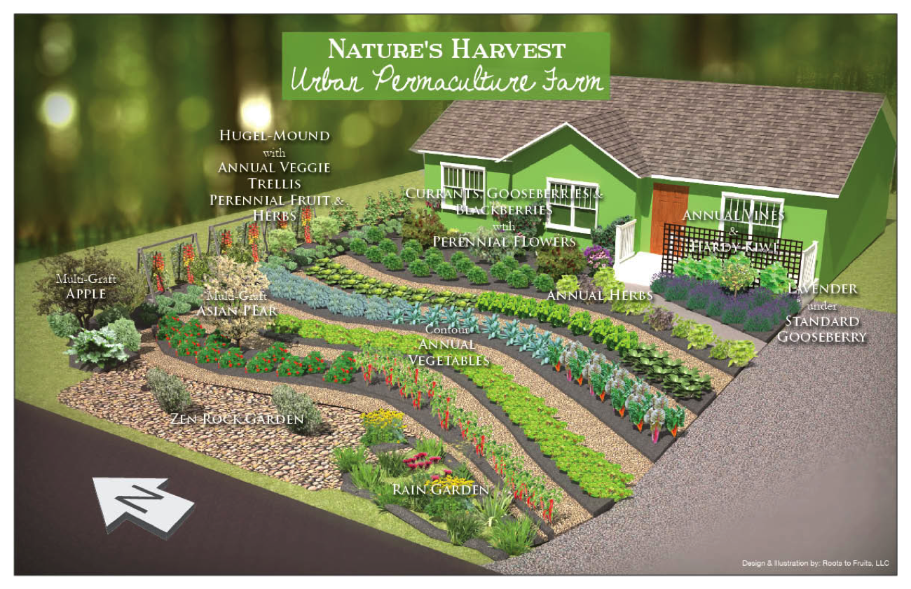 Design of Nature's Harvest Permaculture Farm