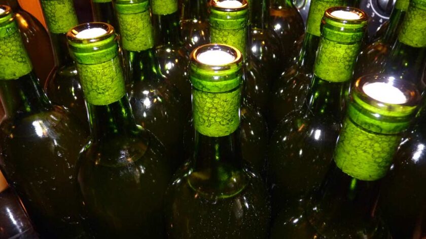 Bottled Dandelion Wine!