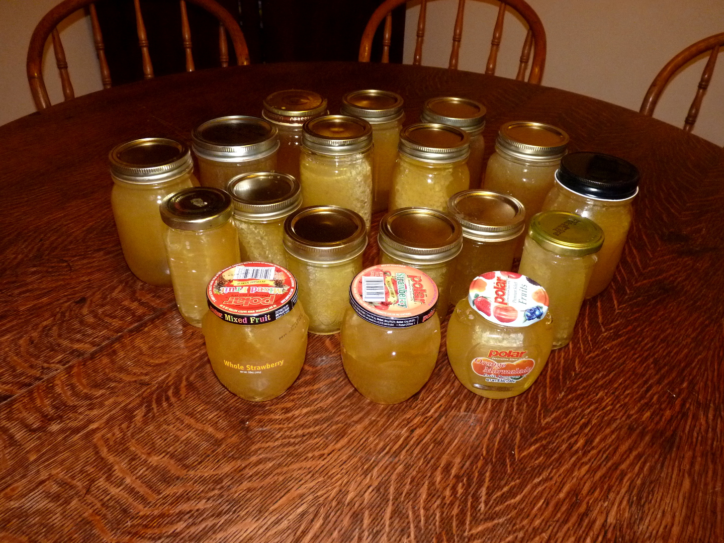 Bottled honey!