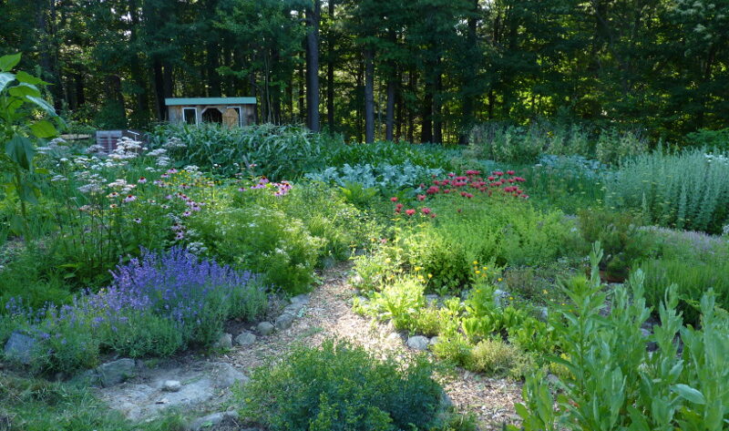 Shanti garden at Sirius Ecovillage