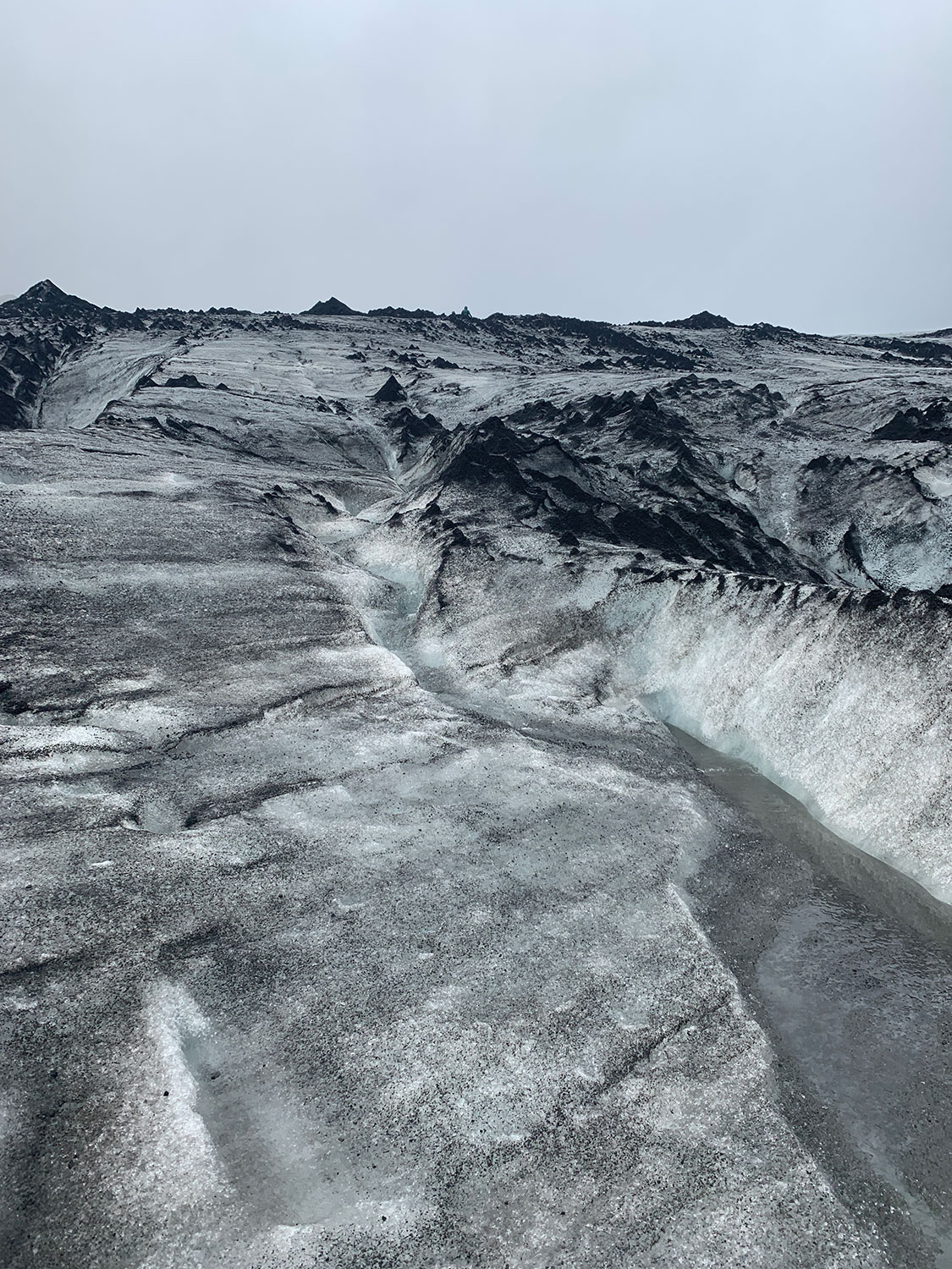 Meltwater on the Sólheimajökull glacier