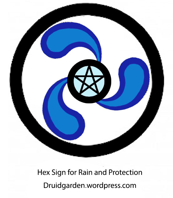 A Hex Sign for Rain and Protection