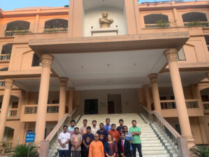 A group of us at the temple--many of these are young men who stay in the hostel and who help with the temple grounds, some are university students and others are considering monastic life