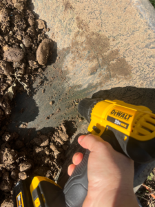 A drill makes quick work of my drainage hole needs!
