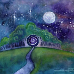 A meditative portal painting.