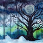 The moon in winter--good time for visioning