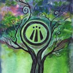 The Awen (the druids concept of both flowing inspiration/sacred creativity as well as the creative force of the divine); the phrase from the Book of Taliesin!