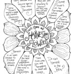 Instructions for harvesting specific flower species.